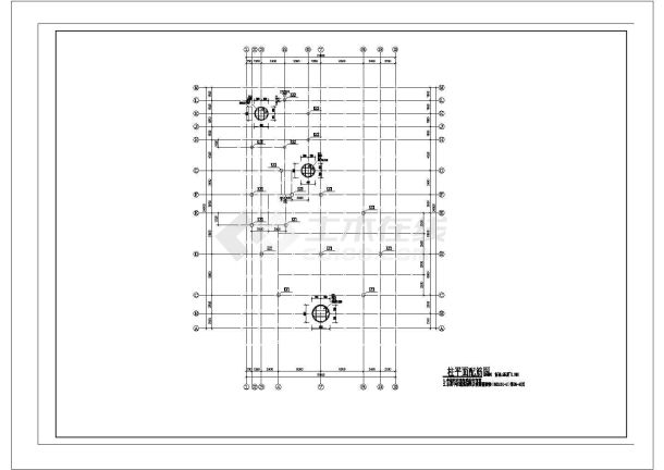 某2层框架农贸市场结构CAD完整节点全套设计图-图一