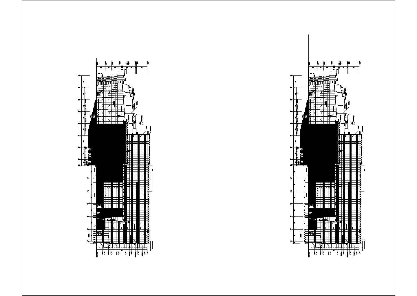 某五层小型剧场CAD建筑设计完整详细方案图