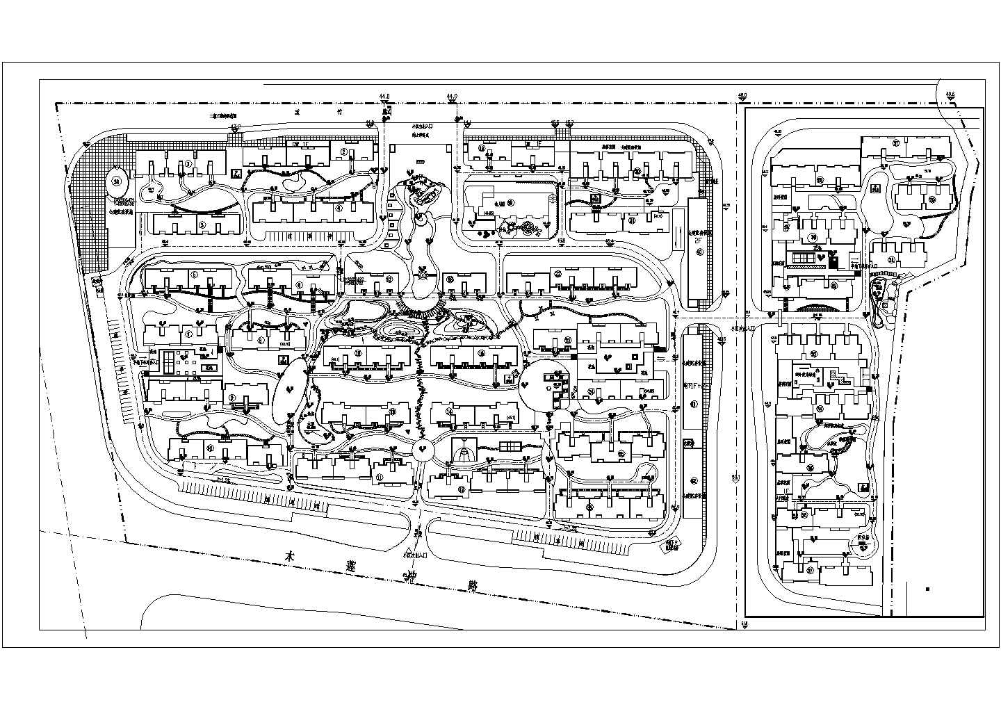 某住宿区规划设计图（一张图）