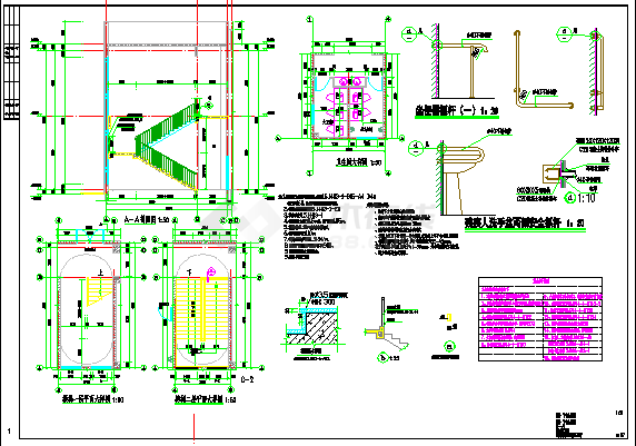 7号标准化厂房建筑图施工图设计图-图一
