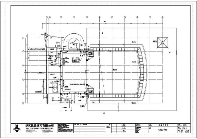 某影剧院CAD完整详细设计施工图_图1