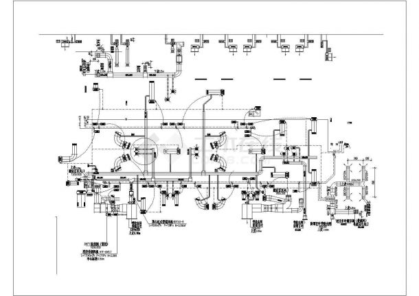 某巨鹿会所CAD设计全套完整施工图空调图-图一