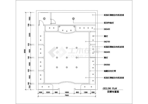 某服装店CAD节点大样全套平面图-图一