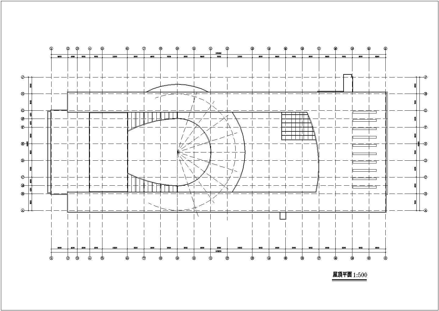 [浙江]现代风格简洁造型大剧院建筑CAD设计方案正式图