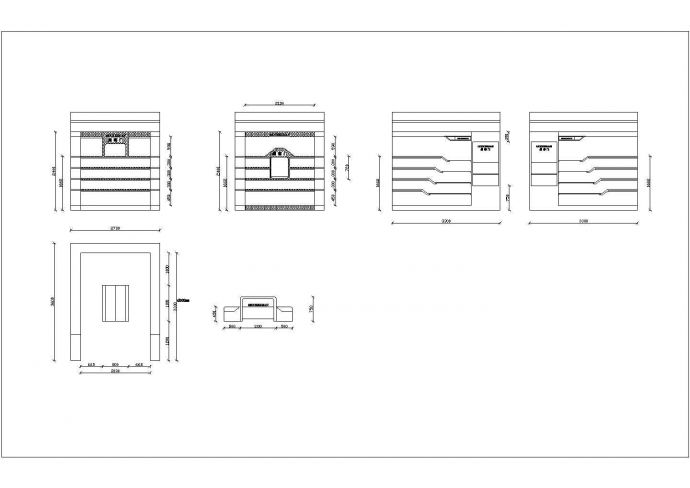 某鞋店装修CAD设计完整方案图_图1