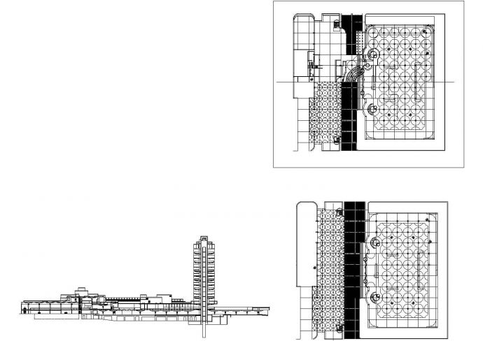 某约翰逊蜡烛公司大楼CAD完整节点构造图_图1