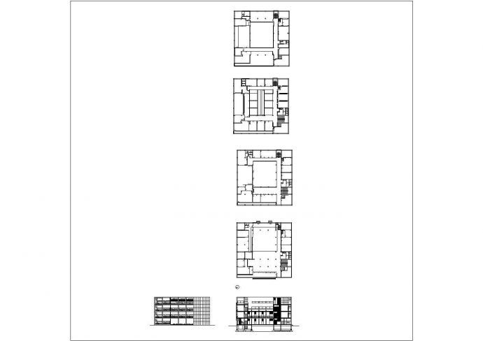 某法拉斯住宅CAD平立剖节点详细设计图_图1