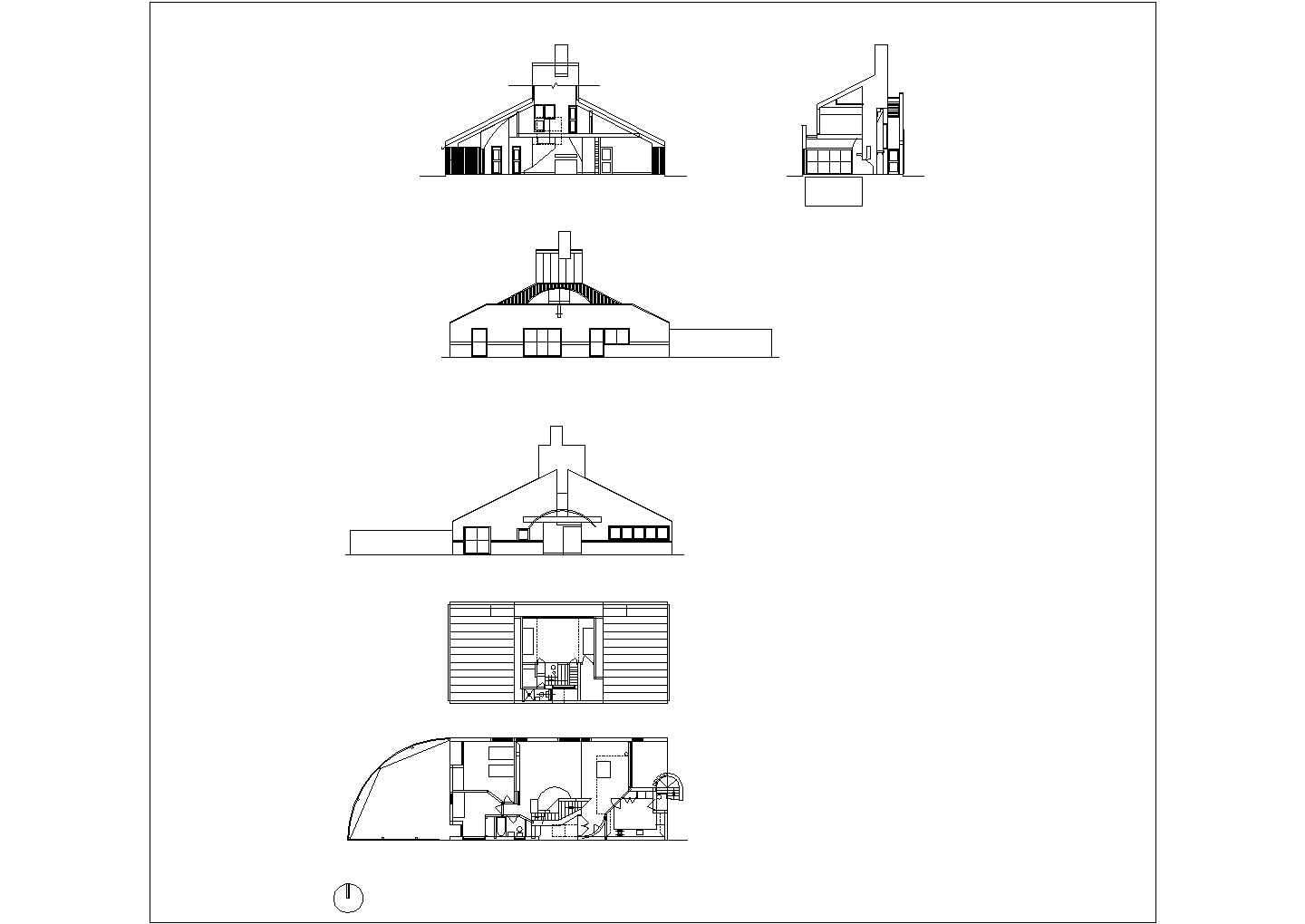 某住宅小区CAD完整平面节点图纸