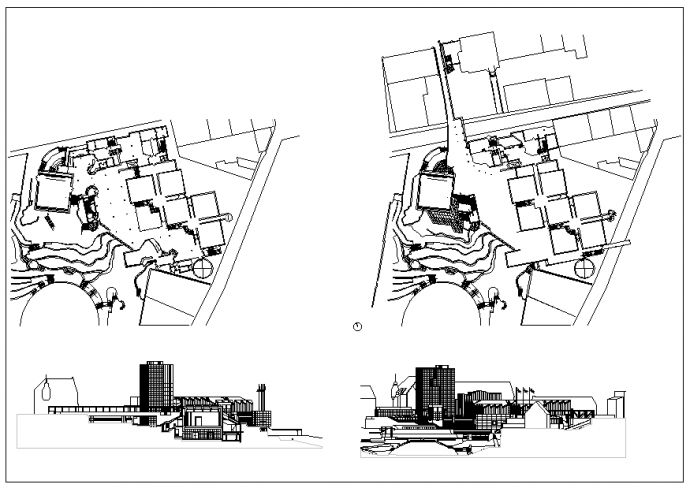 某门兴格拉德巴赫市立博物馆CAD节点详细构造图纸_图1