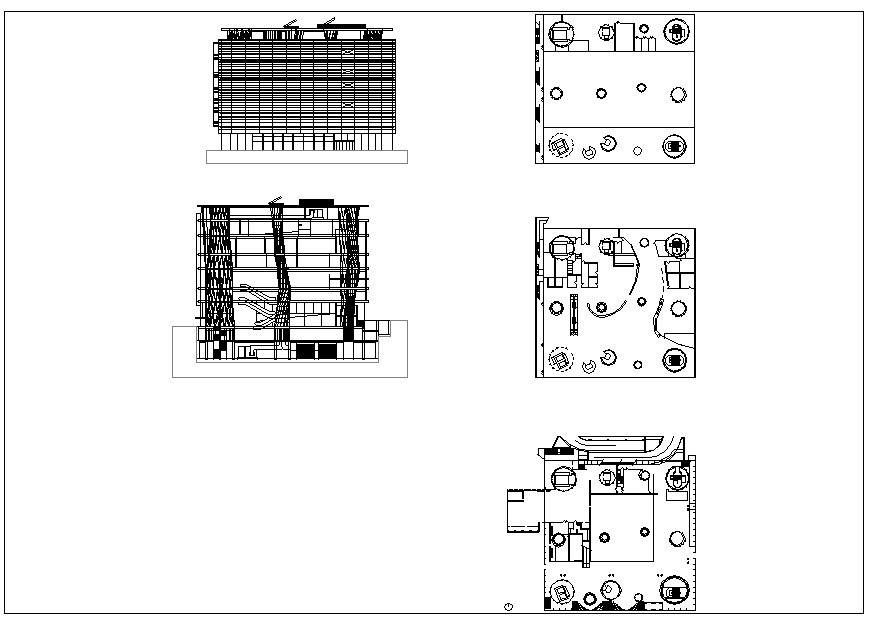某仙台媒体中心CAD节点详细设计图纸