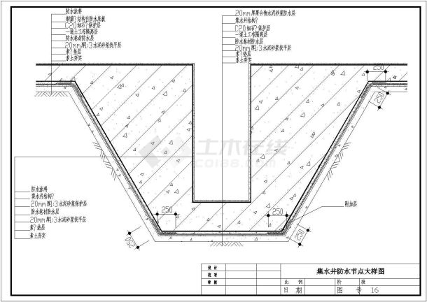 某各种防水大样CAD施工全套环保图-图一