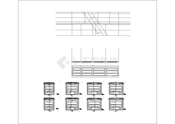 某河特大桥主跨130米钢管拱第五联箱梁一般构造图CAD设计详细平面图-图一