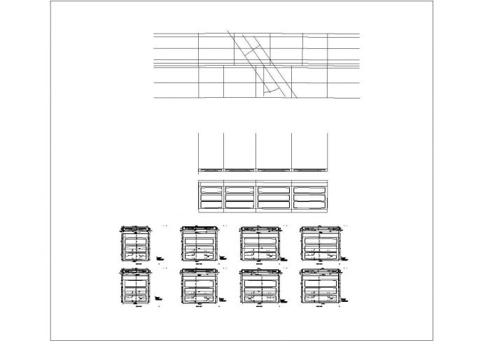 某河特大桥主跨130米钢管拱第五联箱梁一般构造图CAD设计详细平面图_图1