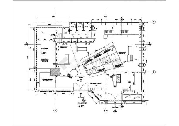 某260平方服装商店CAD大样平面全套图纸-图一