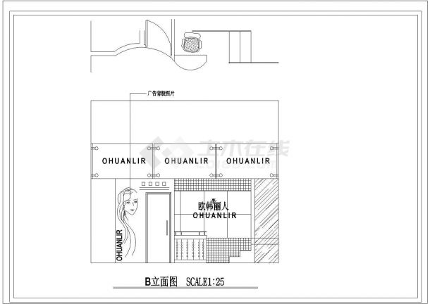 某10套小服装店CAD建筑构造完整设计图-图一