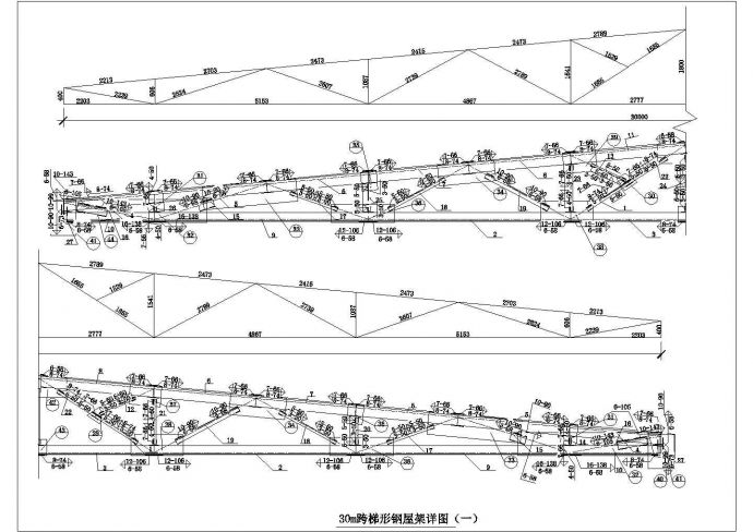 门钢、网架、钢框架、钢桁架钢结构节点图集CAD版_图1