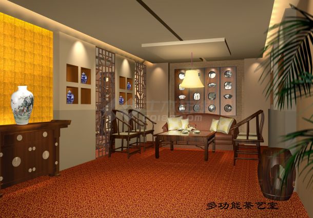 某酒店茶室酒吧设计jpg效果图（10智能柜JPG图，专业设计）-图二