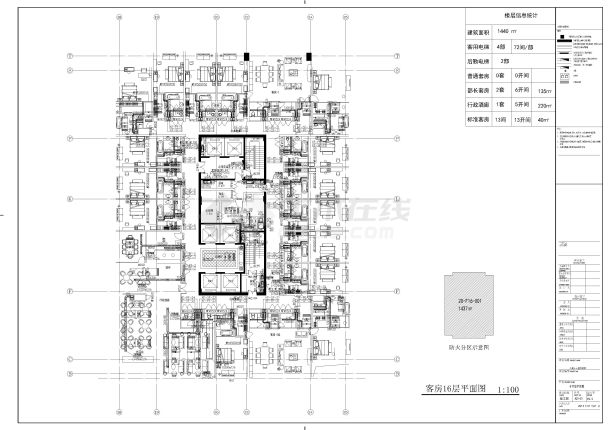 M20_108_F 酒店空调风CAD-图二