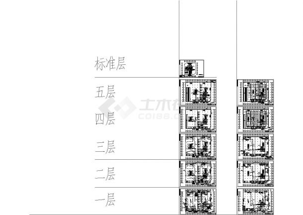 某科技商业综合楼电气设计cad施工图纸（含电气设计说明）-图二