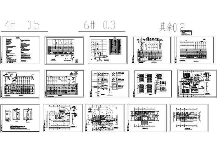 某工业区办公楼电气设计cad施工图纸_图1
