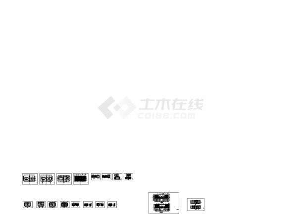 北京市融金国际大酒店室内装修设计CAD施工图（星级酒店 甲级设计院设计）-图二