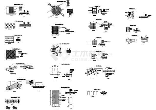 21种-常见的园路铺装设计图-图一