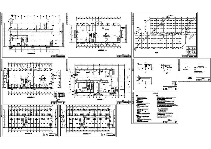 多层综合大楼散热器采暖系统设计暖通施工图_图1