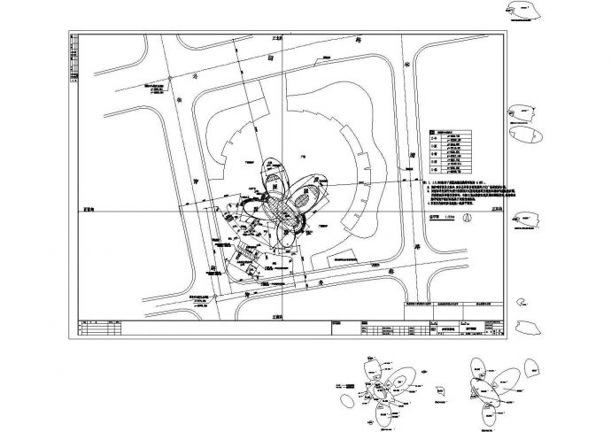 [上海]某三层博物馆设计cad全套建筑施工图（甲级院设计）_图1