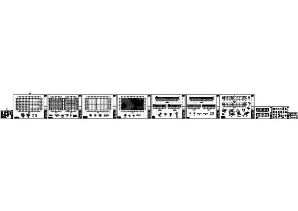 二层门式厂房结构施工cad图，共十一张-图一