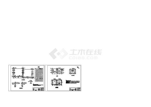 新疆某果汁厂污水处理设计图纸cad（含工艺流程图）-图一