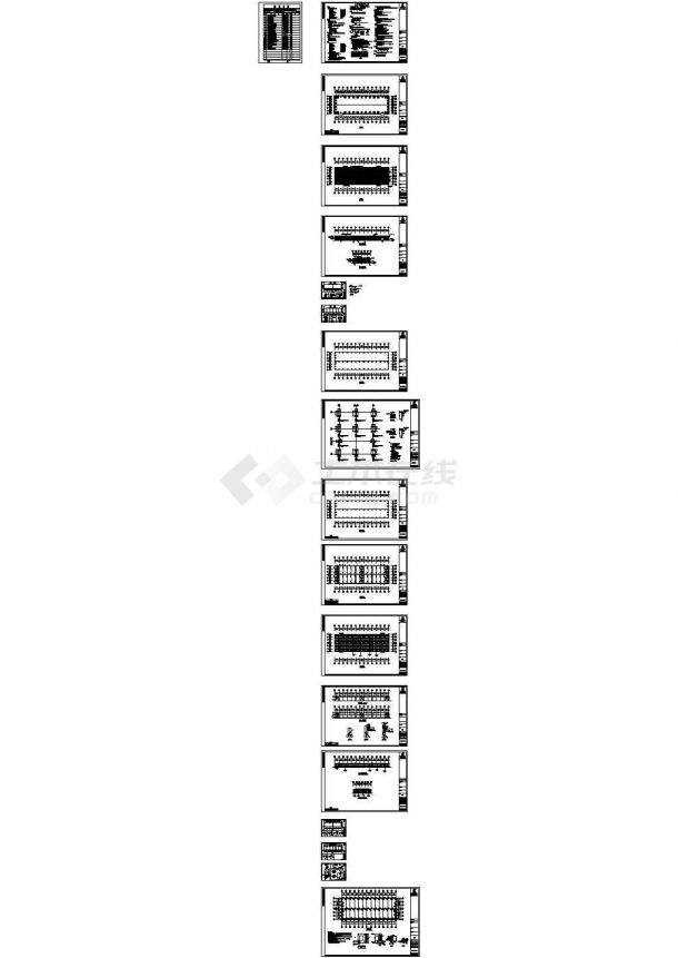 威龙汽车2#仓库工程结构设计施工图-图一