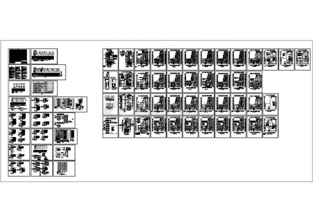 某医院综合楼强弱电设计cad全套全套电气施工图纸66张（含设计说明）-图一