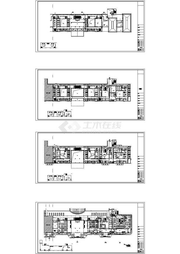 某四层医院门诊楼（12321㎡）强弱电设计cad全套施工图22张（含设计说明）-图一