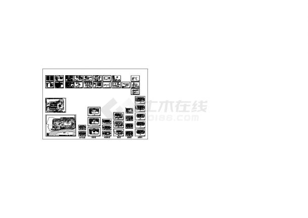 某综合性甲级医院全套弱电智能系统设计cad施工图纸（弱电全面）（含设计说明）-图一