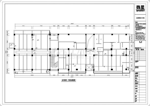 某茶楼CAD大样完整构造设计施工图纸-图一