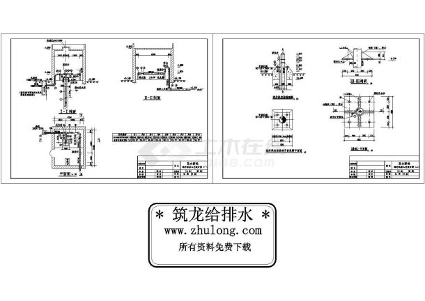 某水源地深井泵房工艺设计图-图二