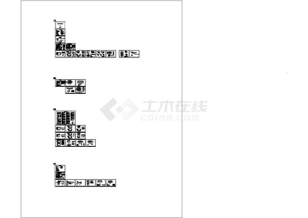 某地1500吨每天乡镇污水处理厂图（标注详细）-图一