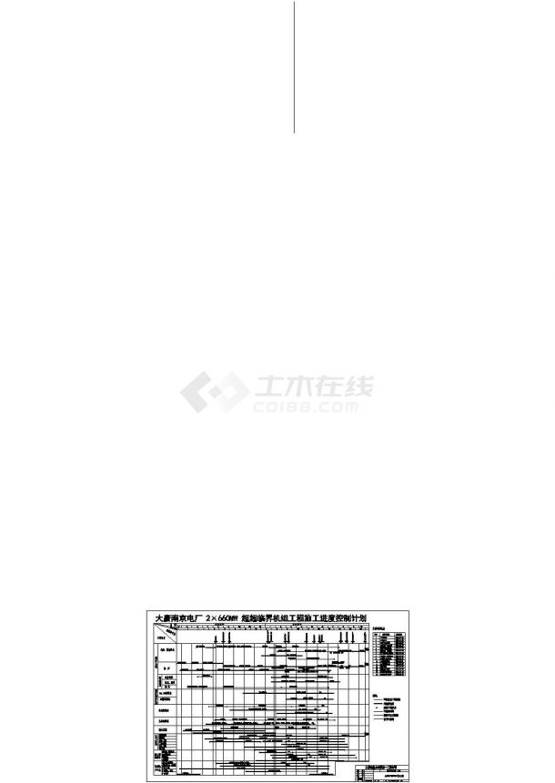 电厂机组厂房施工组织设计（含施工现场平面布置图）-图二