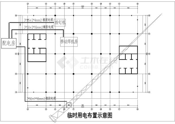 湖南某广场钢结构大厦施工组织设计（含施工现场平面布置图）-图二