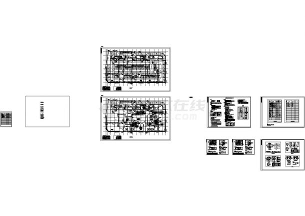 [广东]某地高层商业综合楼空调通风及防排烟施工图（含人防设计）-图一