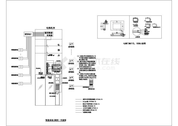 智能电梯电气控制技术CAD参考图-图一