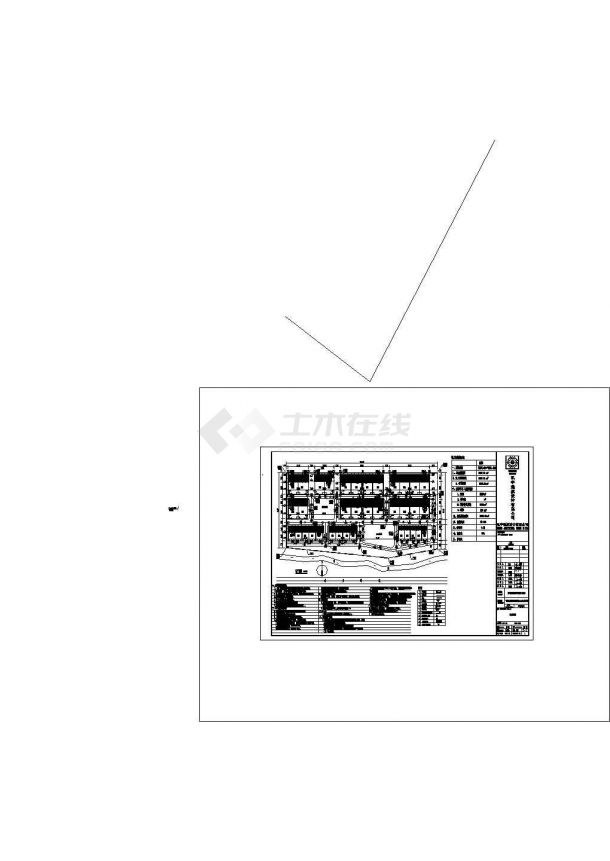 一套藏区的扶贫安置房项目设计cad全套建筑图（含效果图）-图二