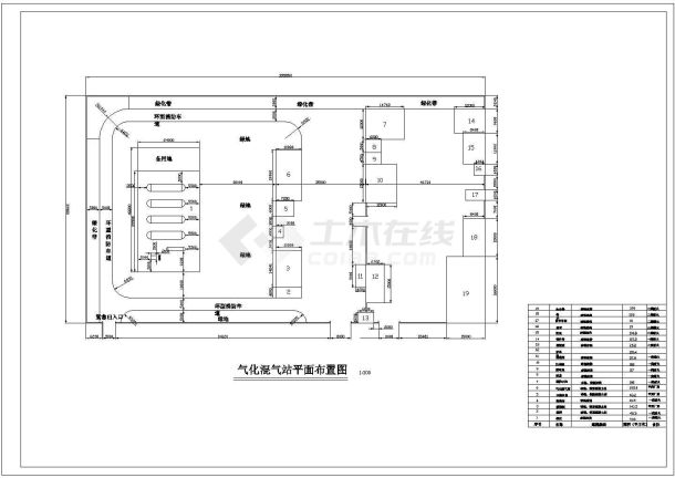 液化气站平面图,液化气加气站