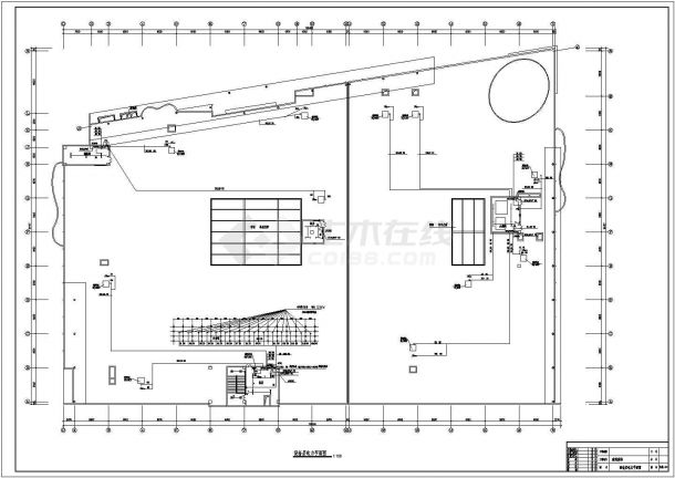 某大型商场电气设计全套CAD大样详细平面图纸-图一