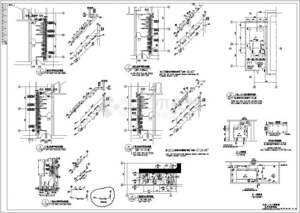 消防泵房详细CAD施工图-图二