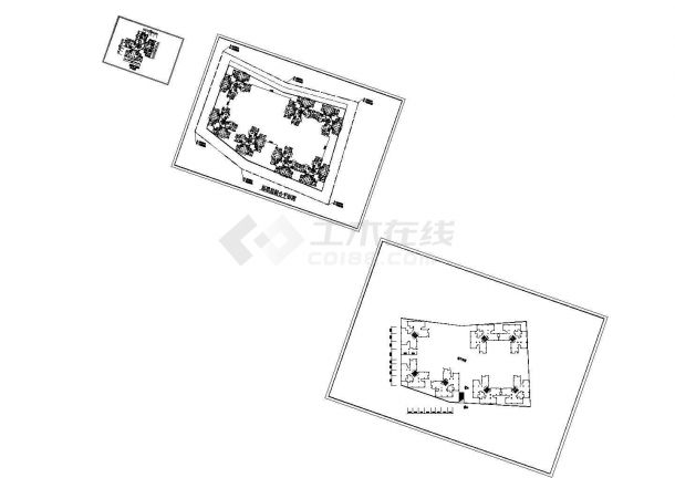 [深圳]-国威广场建筑方案设计CAD图纸-共三张（甲级设计院设计）-图二