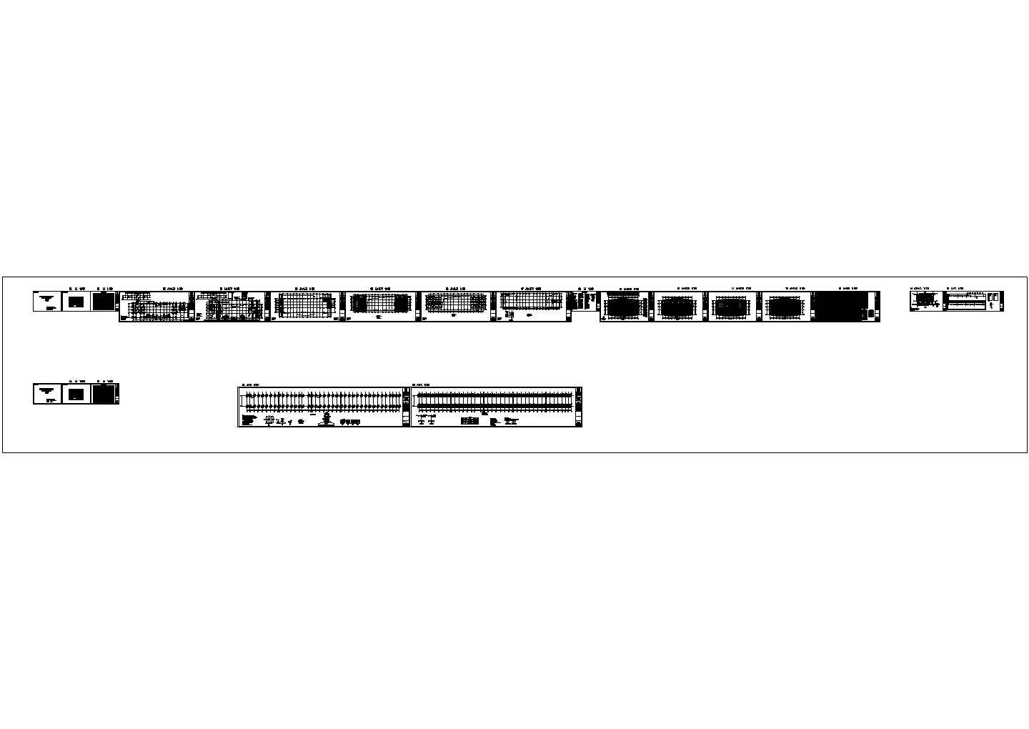 火车站莒南北站站房及雨棚结构设计施工图