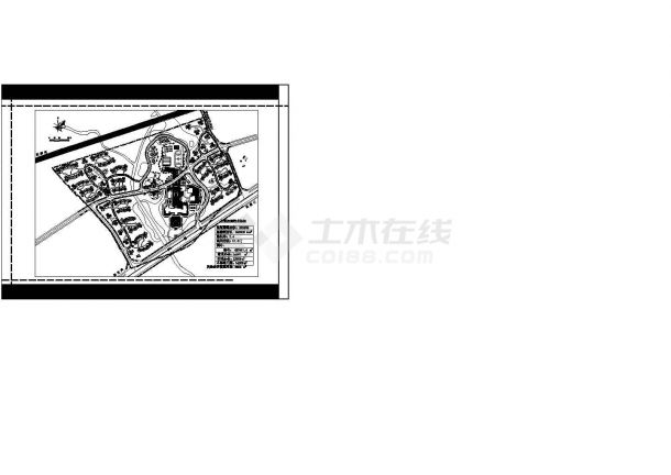 北京行政中心景观规划设计建筑施工cad图纸-图一