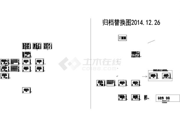 [济南]18层剪力墙结构住宅楼结构施工cad图设计（预应力混凝土管桩+条形承台基础）-图一