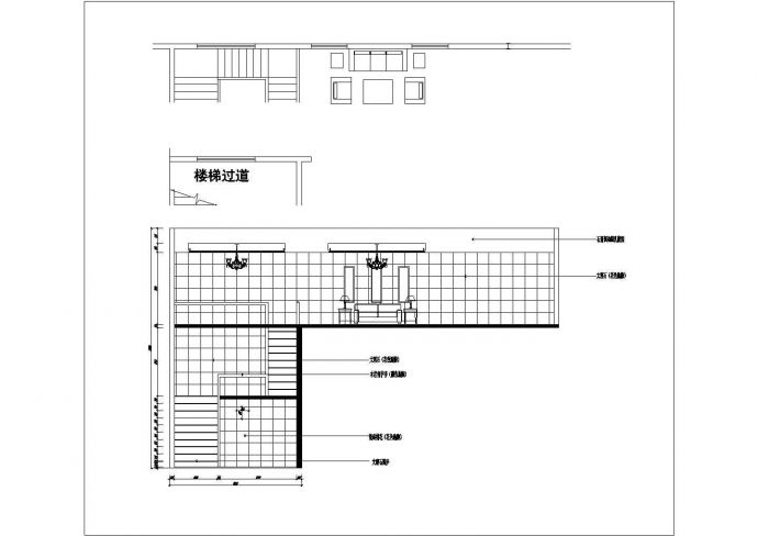 某售楼处现代风格CAD完整节点构造设计图_图1